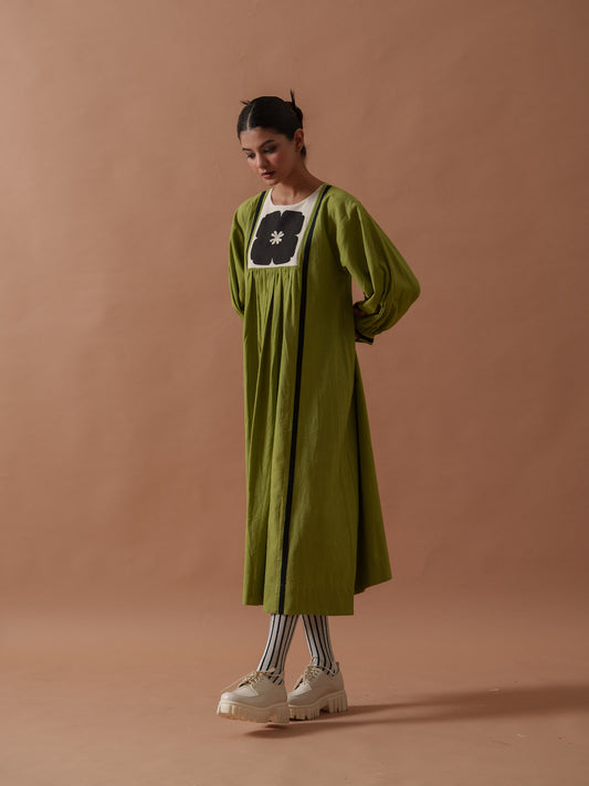 Primrose Dress | Forest Green