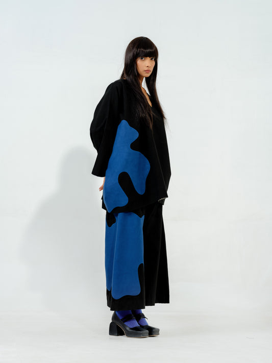 Cumin Top Black + Blue