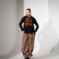 Pebble Shirt | Black + Ochre