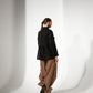 Pebble Shirt | Black + Ochre