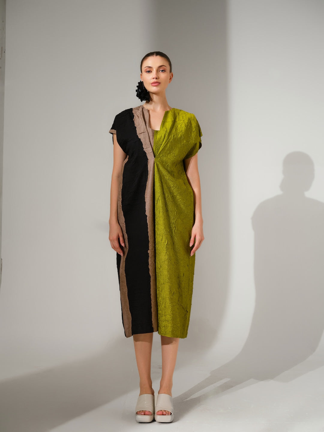 Ripple Dress | Lime