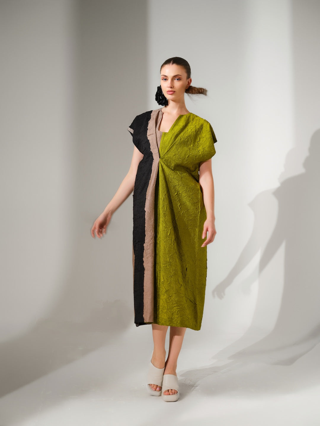 Ripple Dress | Lime
