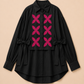 Pebble Shirt | Black + Pink
