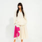Hibiscus skirt | Natural + Pink